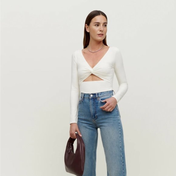 Reformation | Kelia Knit Top, M - Picture 2 of 4